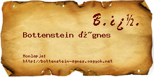 Bottenstein Ágnes névjegykártya